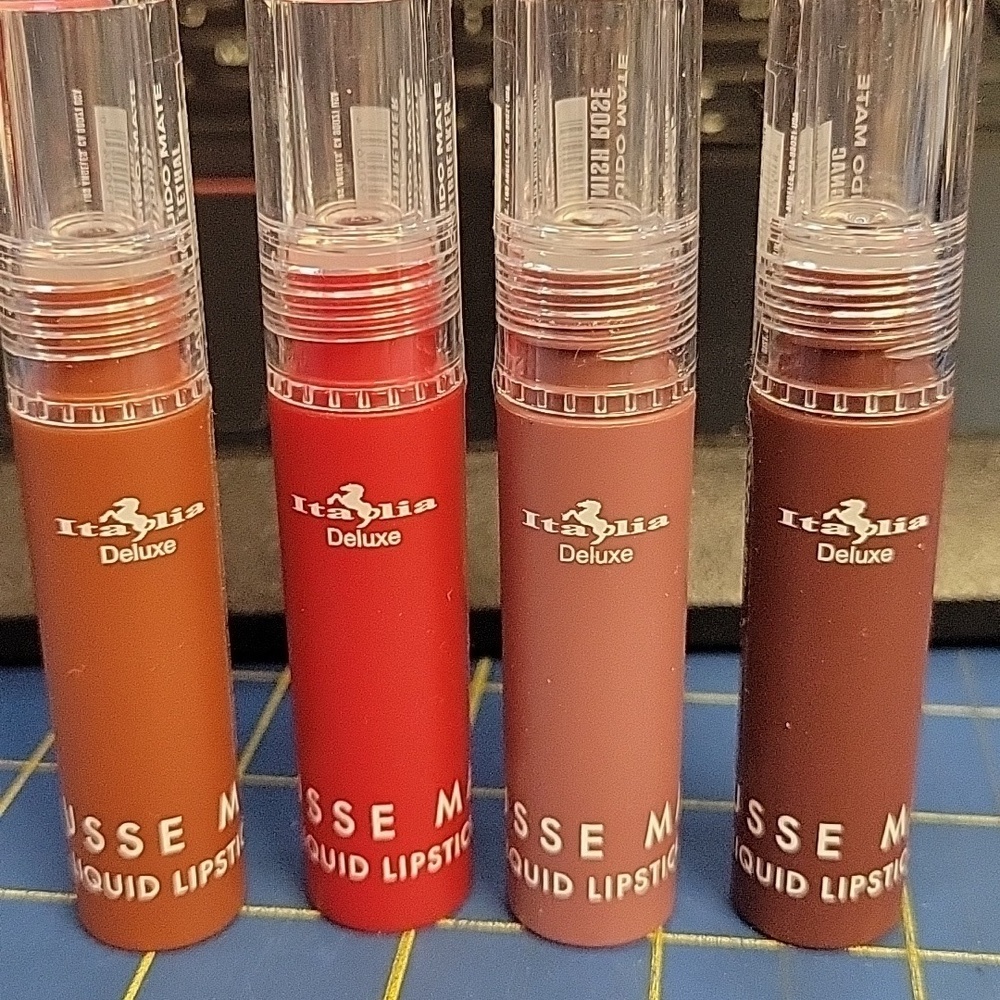 Italia Deluxe Mousse Matte Liquid Lipsticks Set of 4